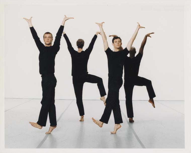 Matthew Rose, John Heginbotham, David Leventhal, and Joe Bowie in "Sang-Froid," 2000