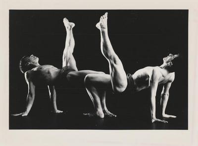 Keith Sabado and Jean-Guillaume Weis in "Strict Songs," 1990