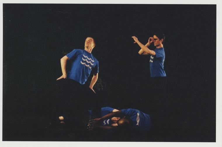 Matthew Rose, Gregory Nuber, John Heginbotham, and Joe Bowie in "Something Lies Beyond the Scene," 2003