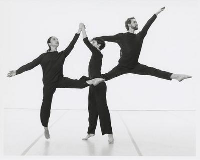 June Omura, Marjorie Folkman, and John Heginbotham in "Sang-Froid," 2000