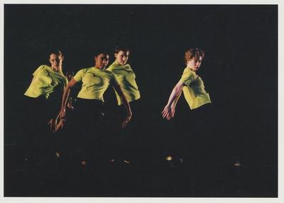 Amber Merkens, Michelle Yard, Brynn Taylor, and Lauren Grant in "Something Lies Beyond the Scene," 2003